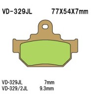 Тормозные колодки VESRAH VD-329JL