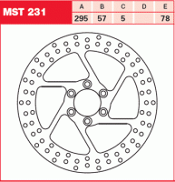Тормозной диск TRW MST231