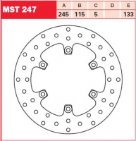 Тормозной диск TRW MST247