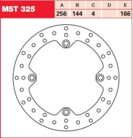 Тормозной диск TRW MST325