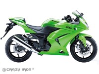 Слайдеры CRAZY IRON 4130 для Kawasaki Ninja 250R (08-12)
