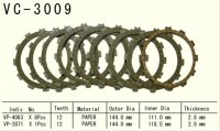 Комплект дисков сцепления VESRAH VC-3009