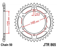 Звезда задняя JT SPROCKETS JTR865