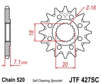 Звезда передняя JT SPROCKETS JTF427SC 12 зубьев