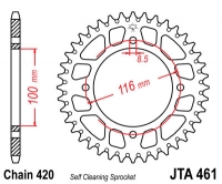 Звезда задняя JT SPROCKETS JTA461 49 зубьев