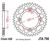 Звезда задняя JT SPROCKETS JTA798 49 зубьев