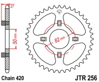 Звезда задняя JT SPROCKETS JTR256 43 зуба