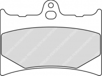 Тормозные колодки FERODO FDB498ST
