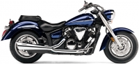 Выхлопная система COBRA Tri-Pro 2-into-1 для YAMAHA XVS1300A V-Star (07-14) 2480B - Черный
