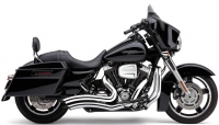 Выхлопная система COBRA Speedster Short Swept для Harley-Davidson (10-14) 6230B - Черный