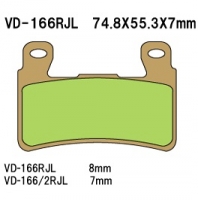 Тормозные колодки VESRAH VD-166RJL