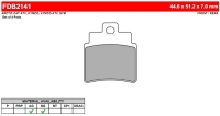 Тормозные колодки FERODO FDB2141EF