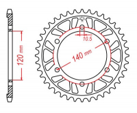 Звезда задняя JT SPROCKETS JTA499 46 зубьев