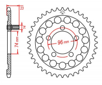 Звезда задняя JT SPROCKETS JTR1315