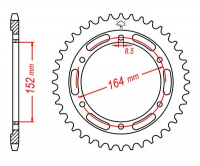 Звезда задняя JT SPROCKETS JTR1839 56 зубьев