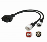 Диагностический кабель OBD2 для мотоциклов Yamaha 3-pin, 4-pin (двойной)